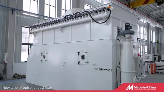 Low Noise Antistatic Pulse Bag Filter Compaction Dust Collector for Production Base